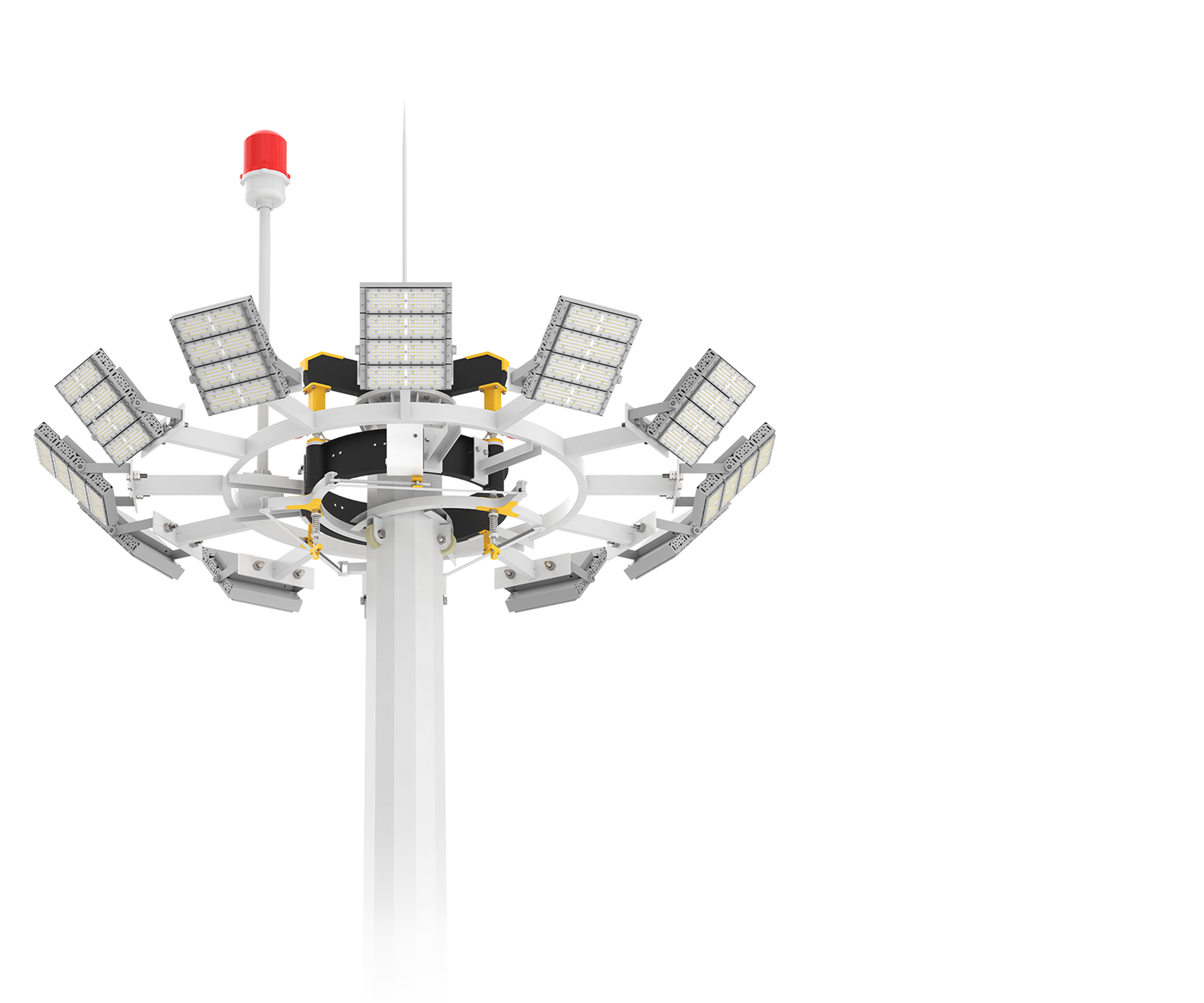 Golden Bright DodecagonalTaperedSteelHighmast 01