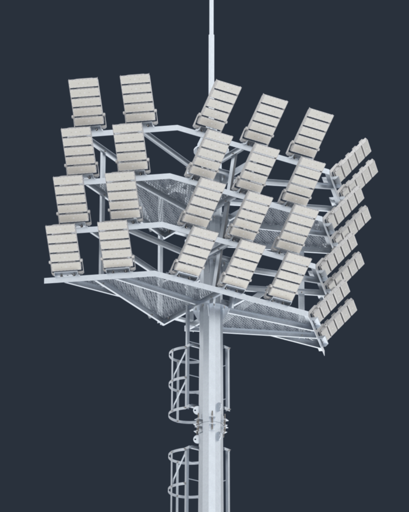 Golden Bright Stadium High Mast
