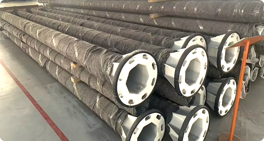 Golden Bright Round Tapered Steel Pole 07 3
