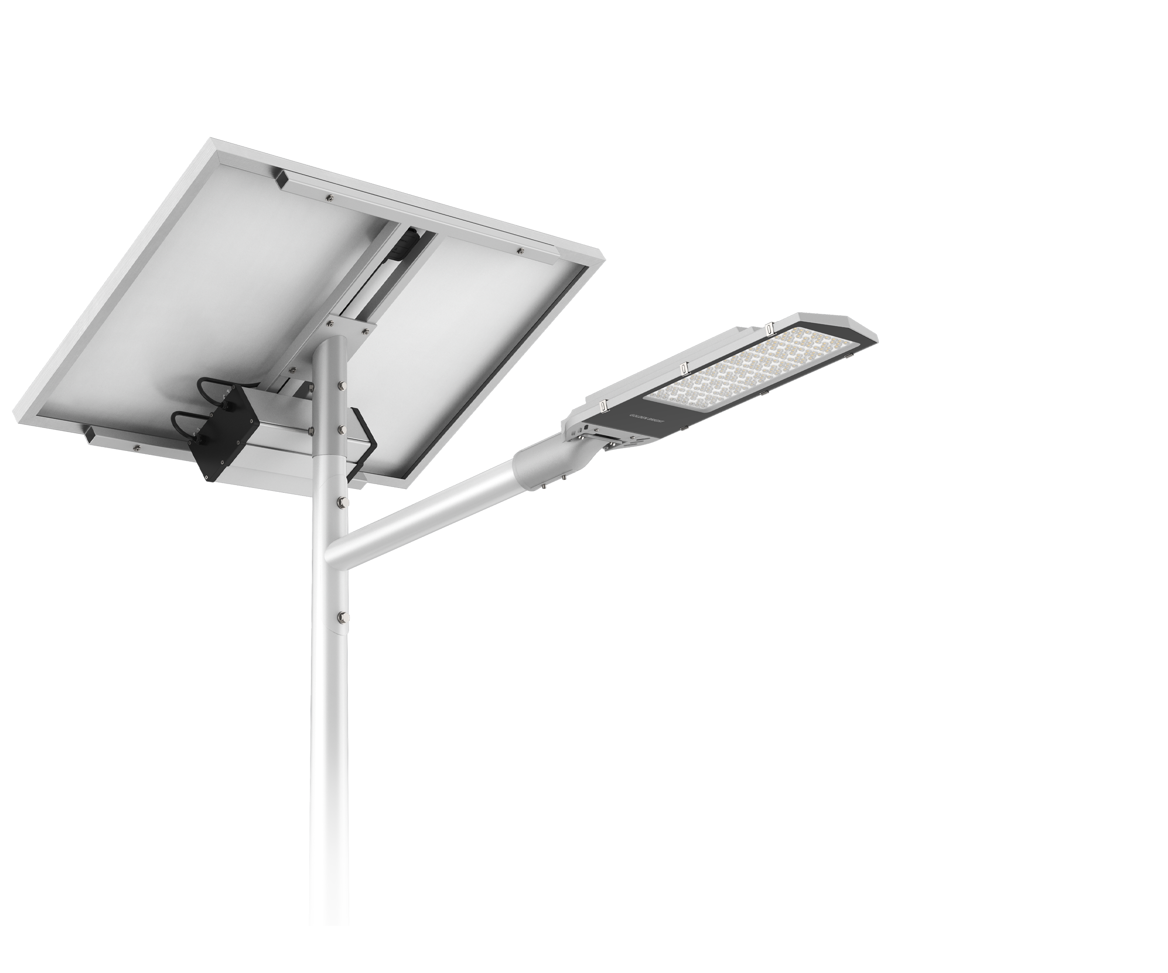 Golden Bright Split Solar Street Light 01