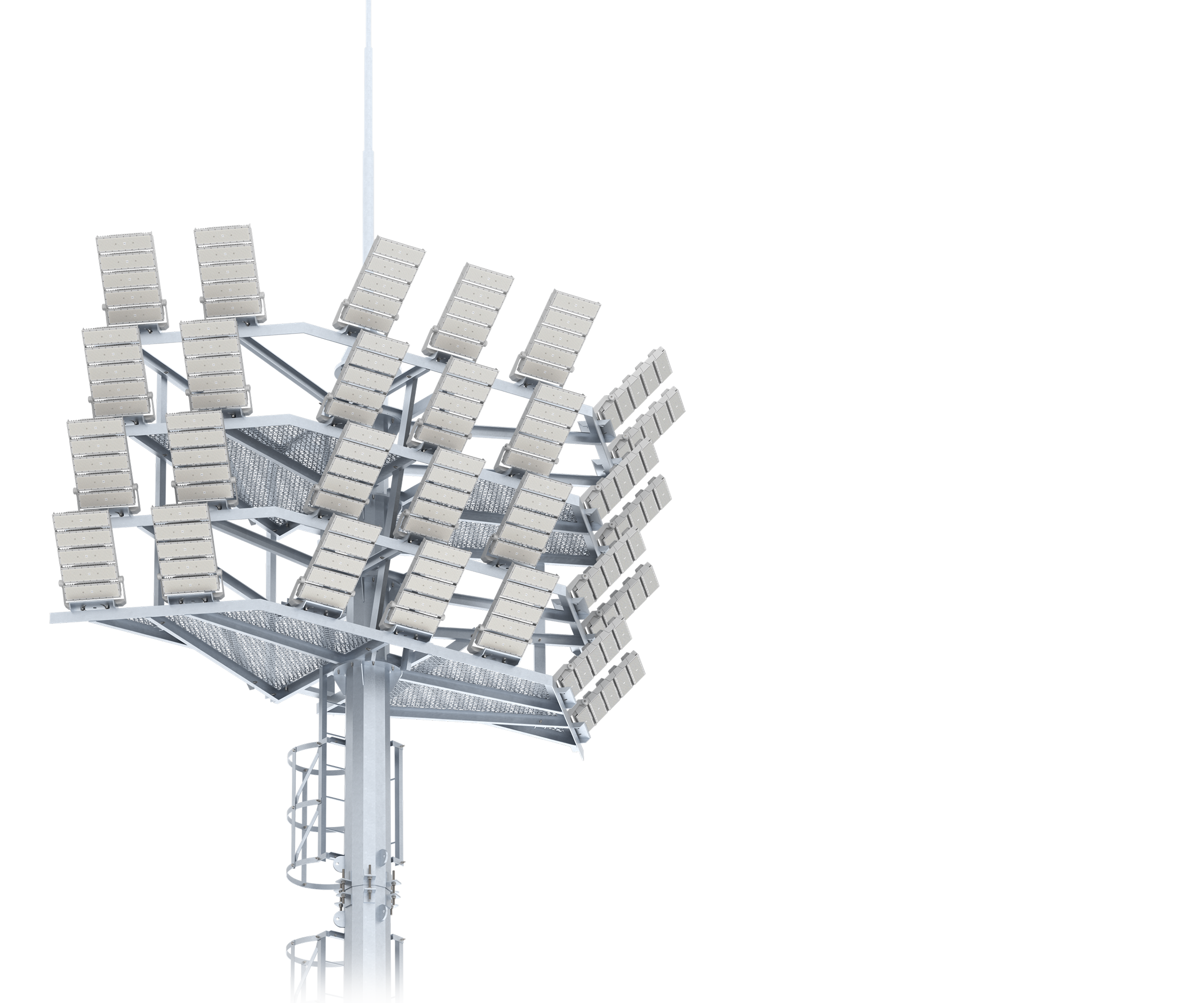 Golden Bright Stadium High Mast 01