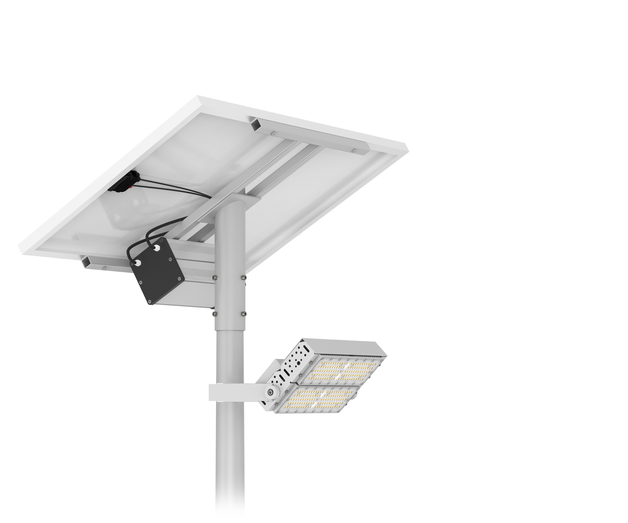 Golden Bright Solar flood Light 01